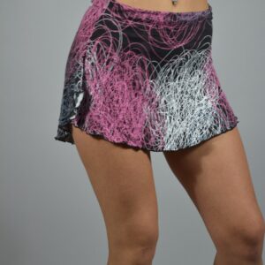 Mini Skirt Luna Plum Feather - mini-skirt-luna-plum-feather-01.jpg